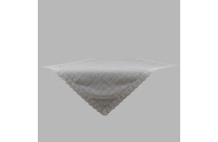 Tablecloth with Elegant Lace Border – 85 x 100 cm, Handmade in Our Atelier