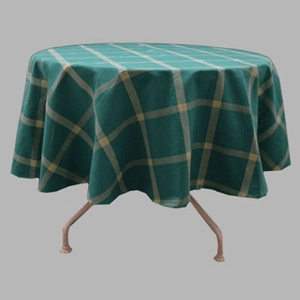 tablecloth round color turquoise 180