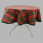 tablecloth round Scottish design 160 cm