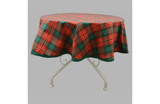 tafelkleed rond schots dessin 160 cm