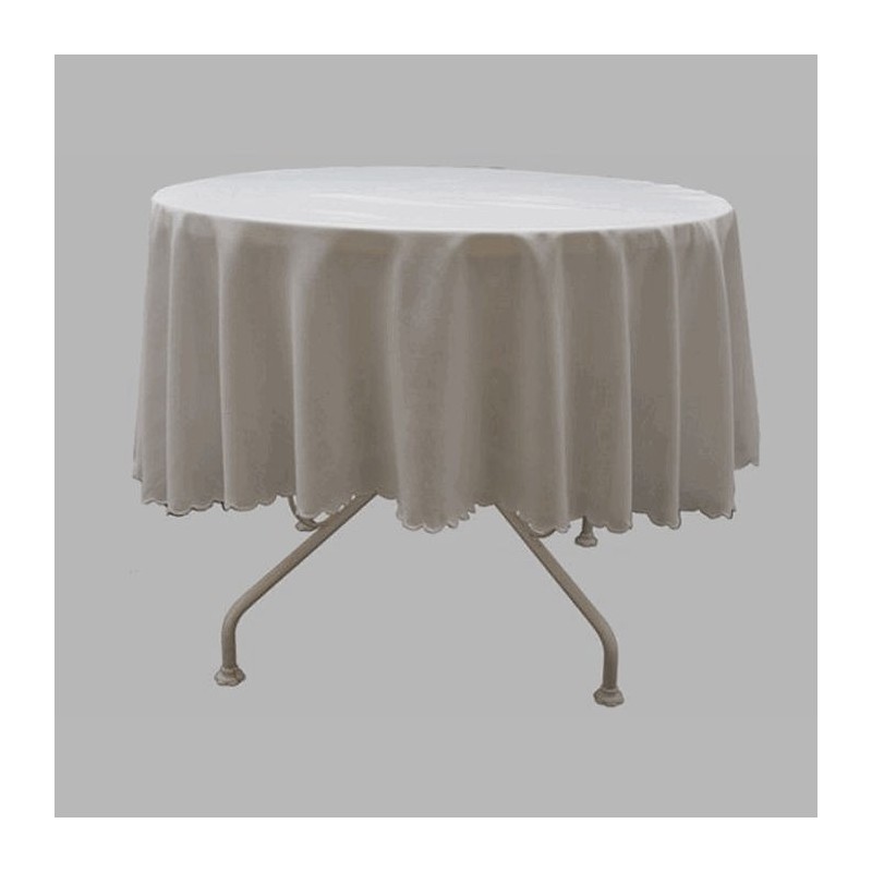 rond tafelkleed wit 180 cm