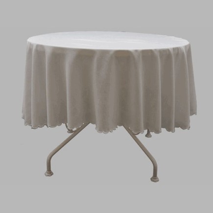 rond tafelkleed wit 180 cm