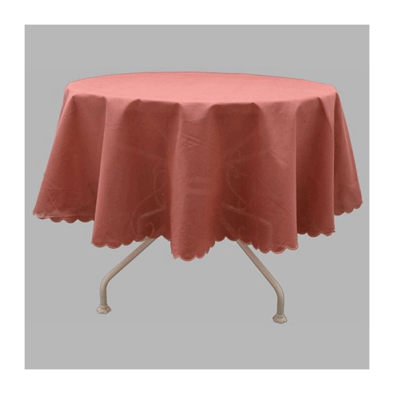 rond tafelkleed roze 170 cm