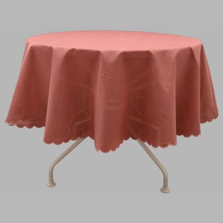 rond tafelkleed roze 170 cm
