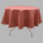 rond tafelkleed roze 170 cm