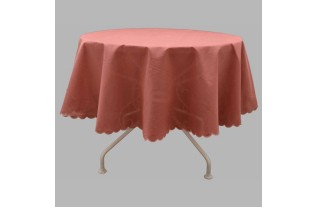 rond tafelkleed roze 170 cm