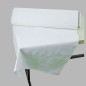 Elegant White Damask Fabric on Roll - Perfect for Tablecloths Width: 135 cm