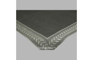 wheat top dress with decorated edge