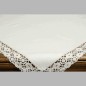 Nappe debby couleur ecru 130 x 130 cm