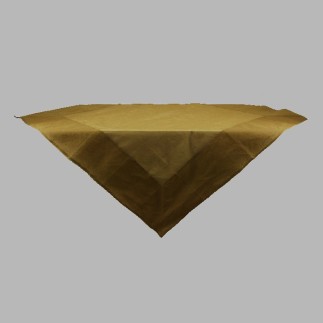 Nappe de Organza couleur brun 150 x 150 cm