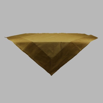 Nappe de Organza couleur brun 150 x 150 cm