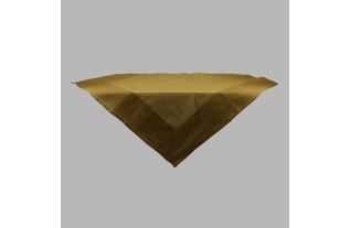 Tablecloth organza color brown 150 x 150 cm
