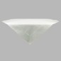 Nappe de organza de feuilles couleur blanc 150 x 150 cm