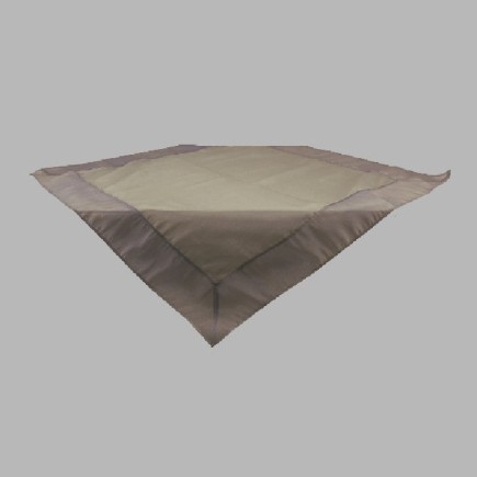 Nappe de Organza violet transparent 100 x 100 cm