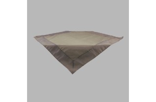 Tablecloth organza transparent purple 100 x 100 cm