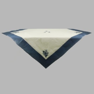 nappe de organza ou avec des raisins couleur bleu 150 x 150 cm