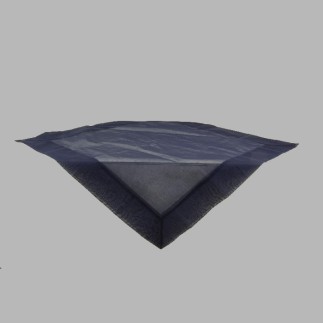 Tablecloth organza color navy bleu100 x 100 cm