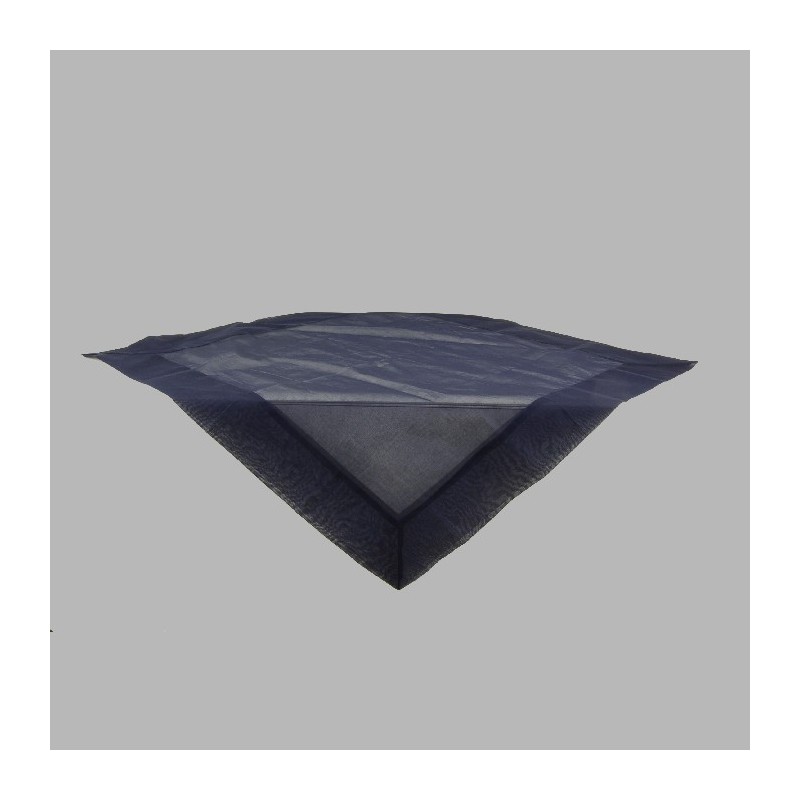 Tafelkleed organza kleur navy blauw 100 x 100 cm Tafelkleed organza kleur navy blauw 100 x 100 cm