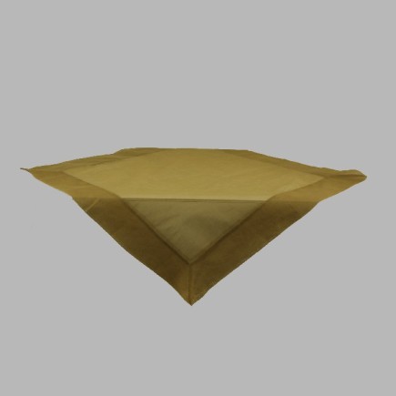 Nappe de Organza couleur brun 100 x 100 cm