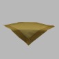 Nappe de Organza couleur brun 100 x 100 cm