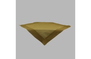 Tafelkleed organza kleur bruin 100 x 100 cm