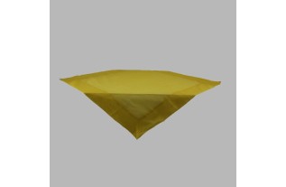 Nappe de Organza couleur jaune d'œuf 100 x 100 cm