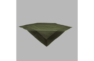 Tablecloth organza color olive green 100 x 100 cm