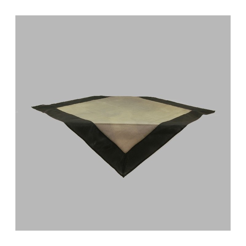 Nappe de Organza couleur gris foncé 100 x 100 cm