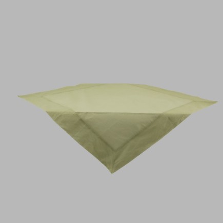 Nappe de Organza couleur gris verte 100 x 100 cm