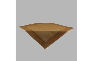 Nappe de Organza couleur brun clair 100 x 100 cm