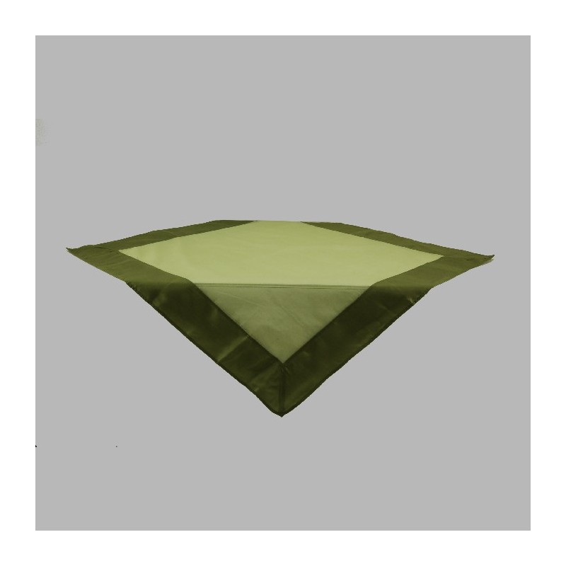 Nappe de Organza couleur vert 100 x 100 cm