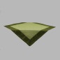 Tablecloth organza color green 100 x 100 cm