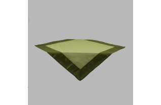 Tablecloth organza color green 100 x 100 cm