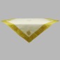tablecloth organza with grapes color white and yellow 150 x 150 cm