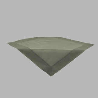 Tafelkleed organza kleur peyote green 100 x 100 cm