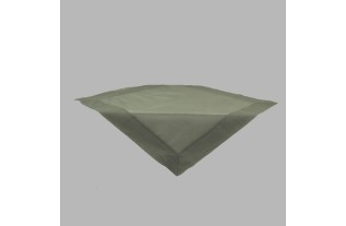 Tablecloth organza color peyote green 100 x 100 cm