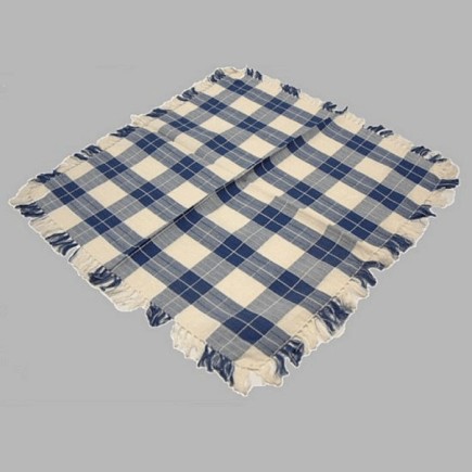 sierkleed Seagull blauw wit 40 x 40 cm