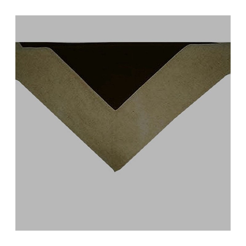 Tablecloth cotton color brown 100 x 100 cm