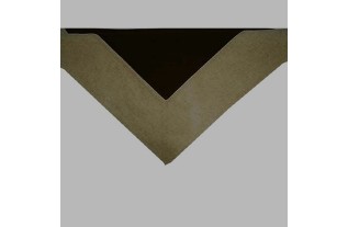 Tafelkleed katoen kleur bruin 100 x 100 cm