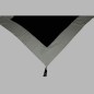 tablecloth cotton with flos color black 100 x 100 cm