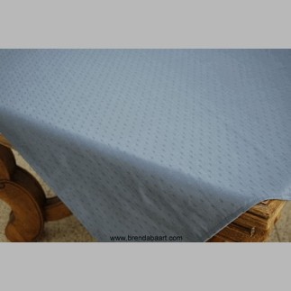 tafelkleed spikkels kleur blauw 105 x 105 cm