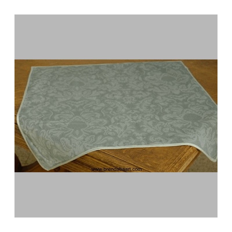 Nap flock stof kleur peyote green, 64 x 64 cm