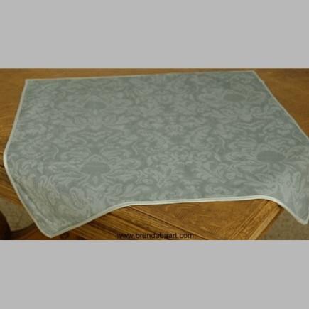 Nap flock stof kleur peyote green, 64 x 64 cm