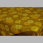 nappe rétro couleur jaune-orange-marron 105 x 105 cm