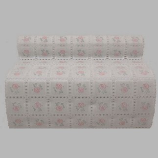 chemin de table en plastique petite rose largeur 40 cm