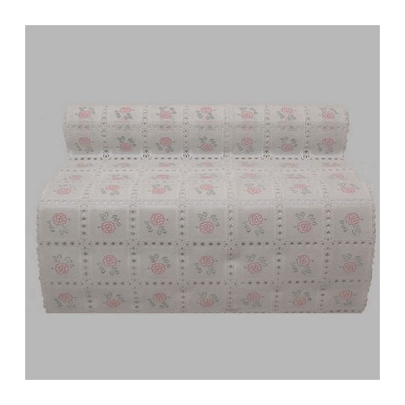 tafelloper plastic kleine roos breedte 40 cm tafelloper plastic kleine roos breedte 40 cm