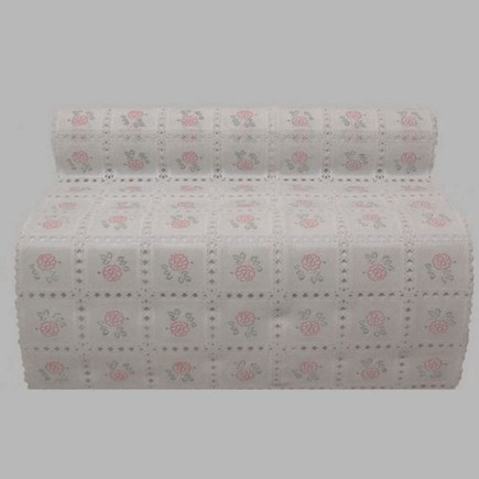 tafelloper plastic kleine roos breedte 40 cm