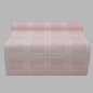 table runner plastic white and rose width 40 cm