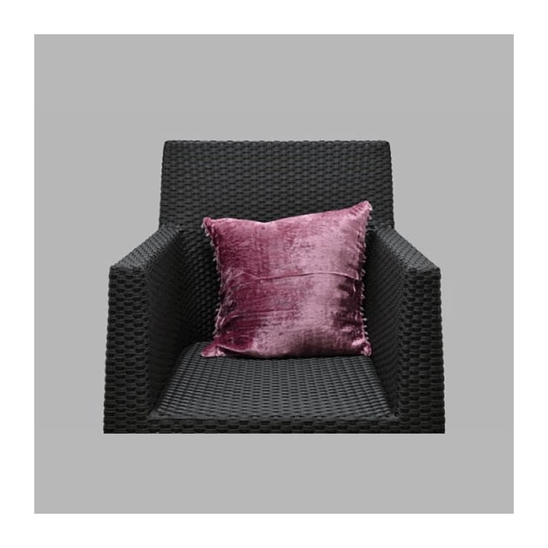 kussenovertrek met kraaltjes roze