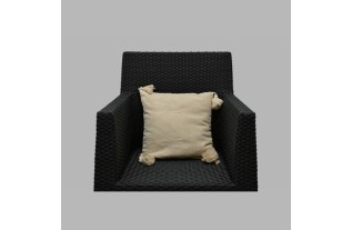 diamond cushion with tassel